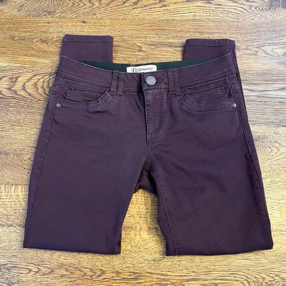 Democracy “Ab” Solution Dark Purple/Plum Skinny Jeans/Jeggings/Pants, size - Main Image